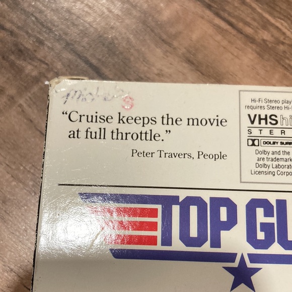 Vintage Top Gun VHS tape - Picture 3 of 5